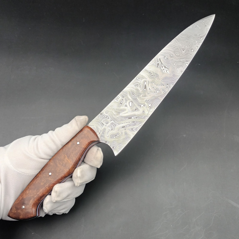 Il coltello da chef - Damasco & Ironwood