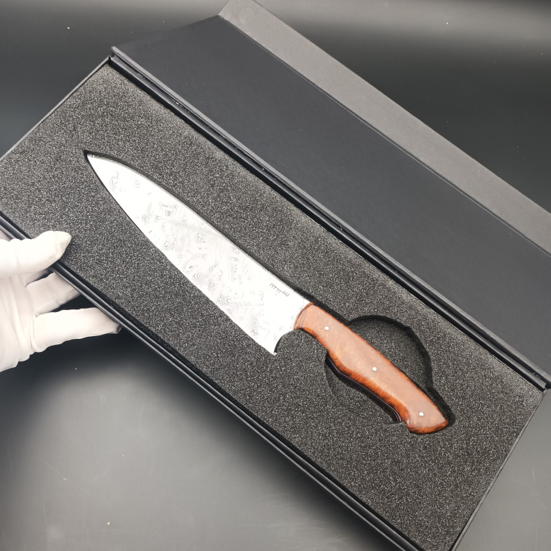 Il coltello da chef - Damasco & Ironwood